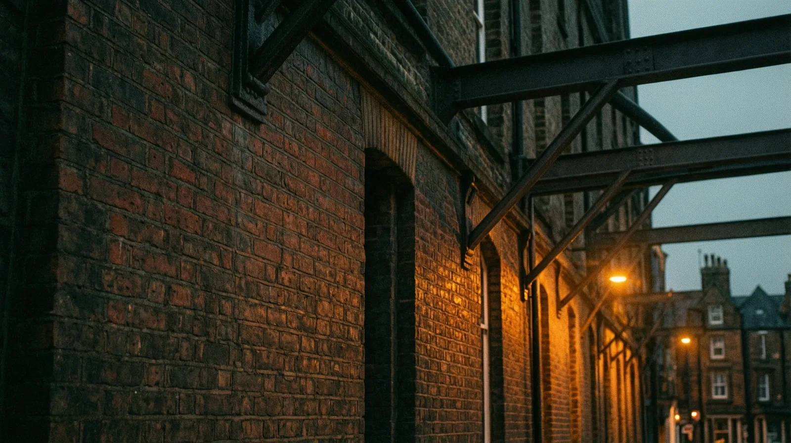 Atmospheric architectural texture in Belfast